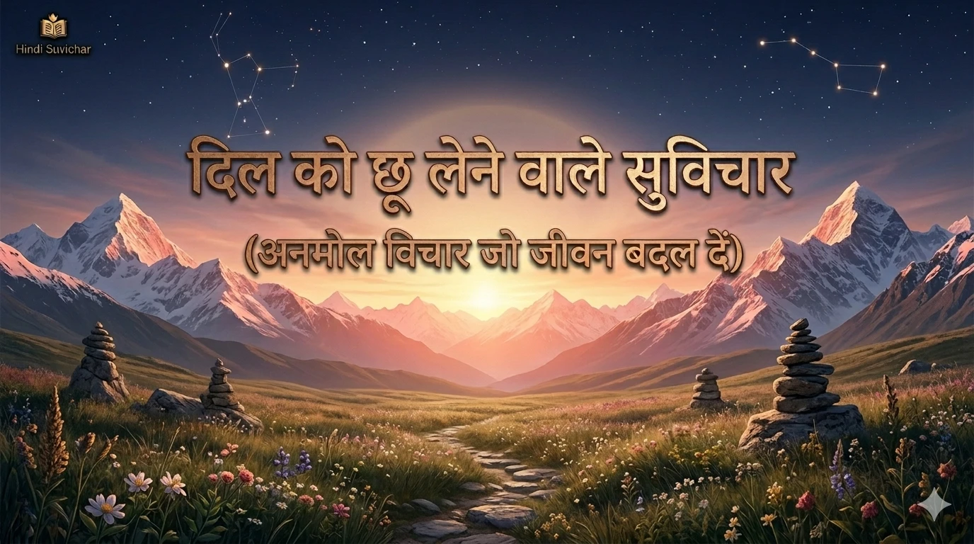 दिल को छू लेने वाले सुविचार
